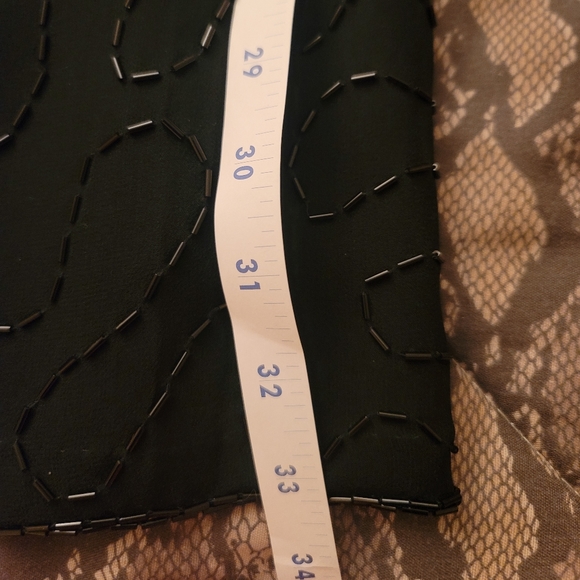 Sequin Beaded Little Black Dress Size 5 - Picture 11 of 11